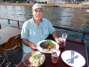 Steak, Potatoes and Beer, Salad Garnish
