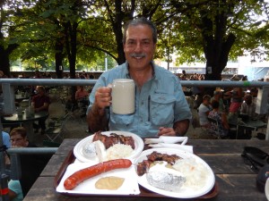 Charlie at Augustiner