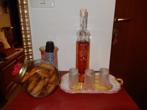 Sesame Seed Cookies and Malvasia
