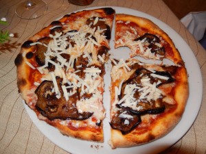 Eggplant Pizza