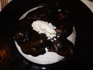 Black squid Ink Ravioli